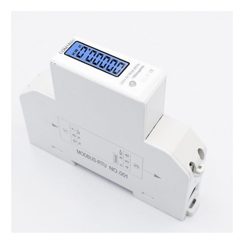 5(100a) Riel Din Monofásico Rs485 Modbus-rtu Consumo De