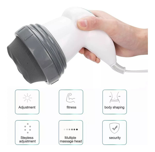 Masajeador Profesional Anticelulitis Infrarrojo 4 En 1 Calor