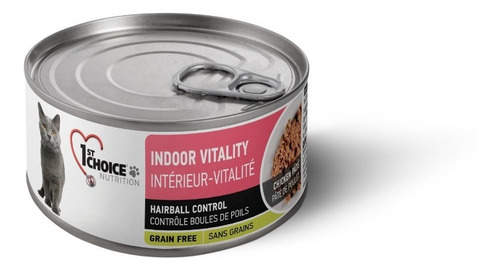 Imagen 1 de 2 de Alimento Húmedo Para Gatos Vitalidad 1st Choice 156g