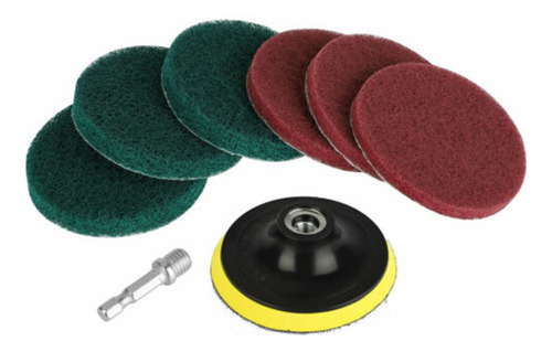 Juego De Cepillos Para Taladros: Kit De Fregado Eléctrico Pa