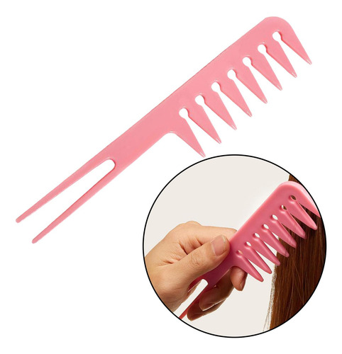 Fantail Compact Styling Pente De Dentes Largos Pente De