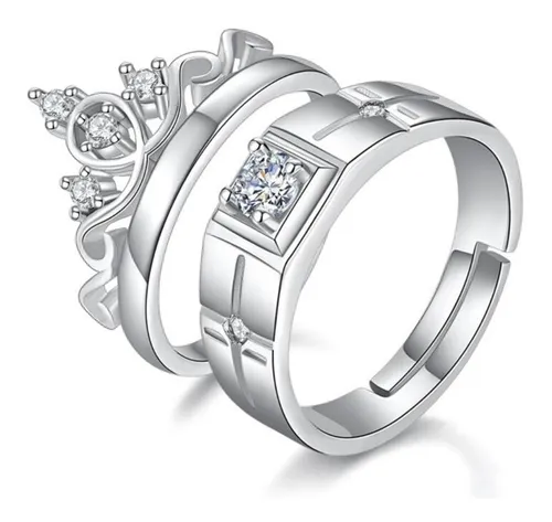 Anillos pareja plata new arrivals