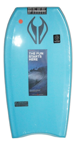 Tabla Bodyboard Nmd Element 42 Surf Celeste/negro Negro