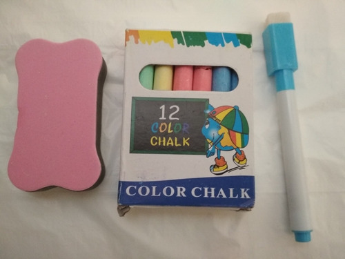 Imagen 3 de 4 de Pizarra Pizarrón 2 En 1 Madera Didáctico Infantil Para Niños