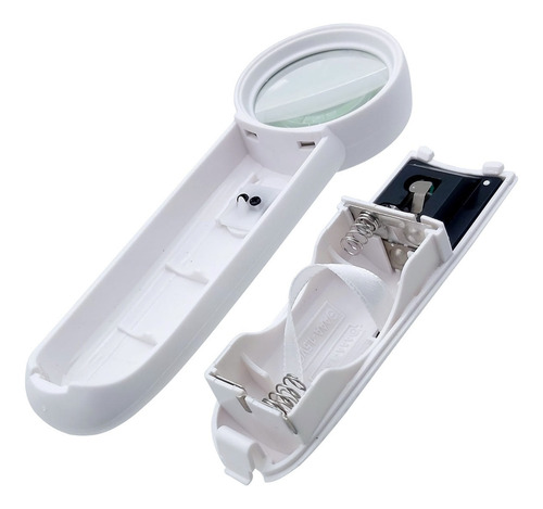 Lupa De Mano De 37 Mm Con Aumento De 15x Y Luz Led