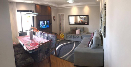 Imagem 9 de 14 de Apartamento Com 3 Dormitórios À Venda, 110 M² Por R$ 535.000,00 - Baeta Neves - São Bernardo Do Campo/sp - Ap3145