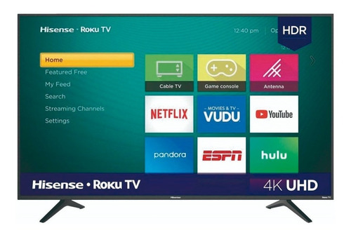 Nueva Smart Tv Pantalla Hisense Led 4k 55 Pulgadas Con Roku