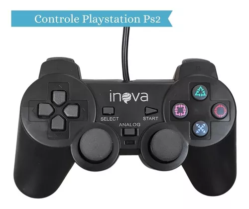 Controle PS2 Com Direção Analógica CON-147B - Inova - Chic Outlet -  Economize com estilo!