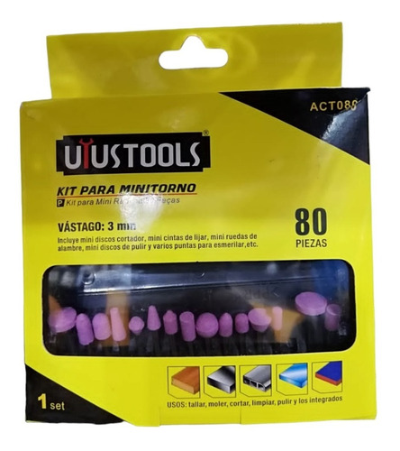 Kit De Puntas Para Dremell 80 Piezas Marca Uyustools