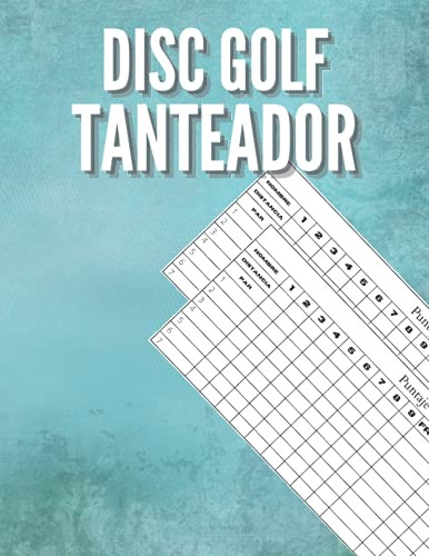 Disc Golf Tanteador: 100 Hojas De Puntuacion Grandes | Cuade