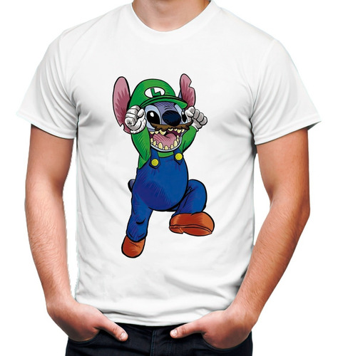 Playera Lilo Y Stitch Mario Bros Luigi #920
