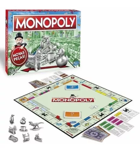 Hasbro original-monopoly roblox-versão espanhola-jogo de tabuleiro