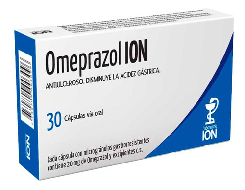 Omeprazol Ion 20 Mg 30 Cápsulas