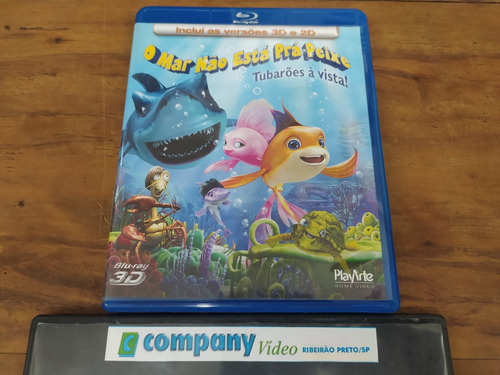 Blu Ray 2d E 3d O Mar Não Está Prá Peixe Original Usado Nf-e