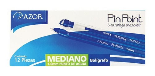 60 Boligrafo Pin Point Punto Medio 1.0mm 5 Caja C/12 Lapicer