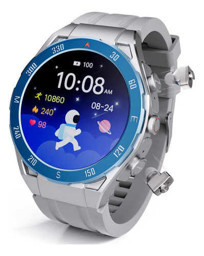 Smart Watch Para Hombres Dos En Uno Audifonos Bluetooth 2024