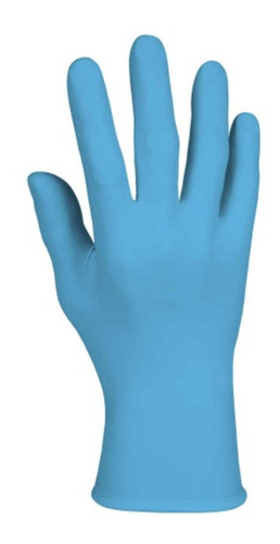 Guantes descartables antideslizantes NP color azul talle XL de nitrilo en pack de 10 x 100 unidades