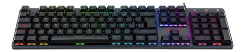 Teclado Mecánico Redragon Snrapnel Rgb Español Color del teclado Negro Idioma Español Latinoamérica