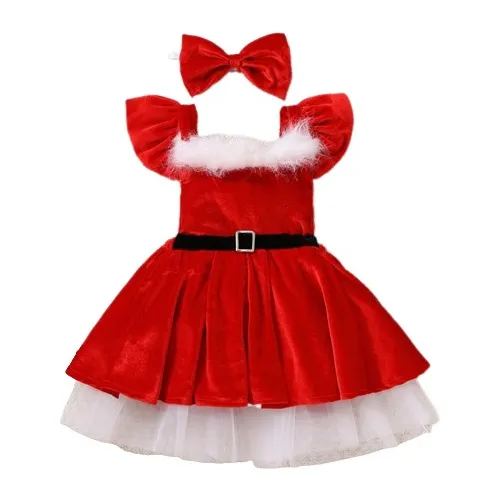 Vestido infantil on sale natalino