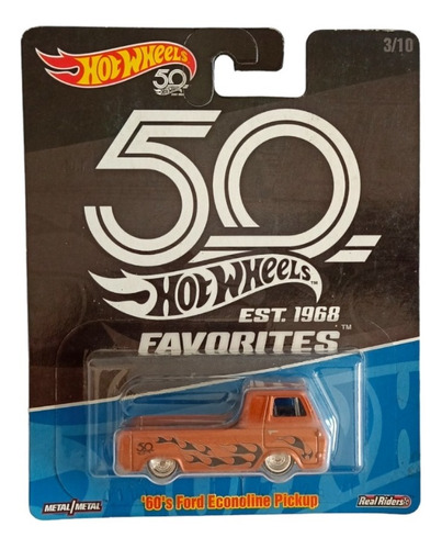 60 Ford Econoline Pickup Hot Wheels Real Riders