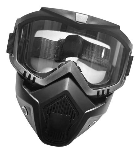 Máscara De Soldador Protector Facial Vidrio Transparente