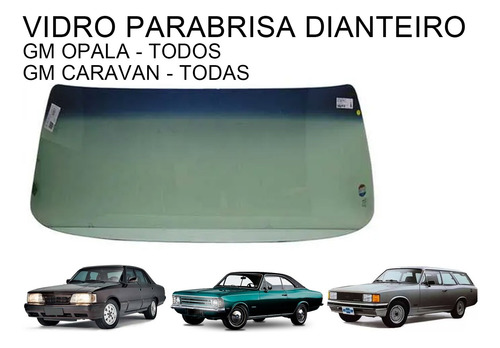 Vidro Parabrisa Dianteiro - Gm Opala (todos) Com Degrade