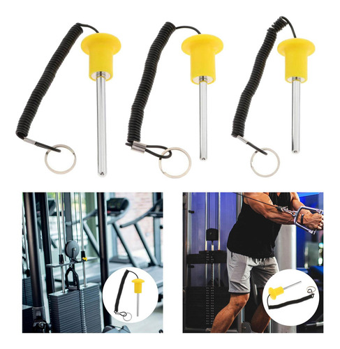 W 3x De Peso Pin Selector Clave Ejercicio Partes Accesorios