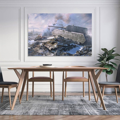 World Of Tanks Simple Poster Modern Home Canvas Wall