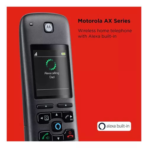 Motorola Teléfono Inalámbrico con Sistema Alexa Integrado : :  Electrónicos