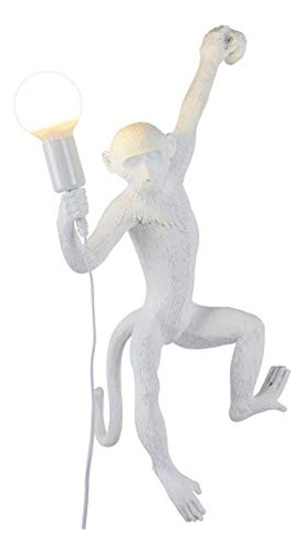 Chabei Industrial Wall Lighting Fixture Vintage Resin Monkey