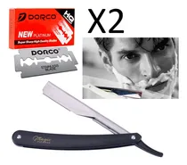 Comprar Navaja Barbero Peluquero  Con Hojilla Afeitar Combo Kit Set 