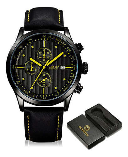 Relojes De Piel Ochstin Chronograph Calendar