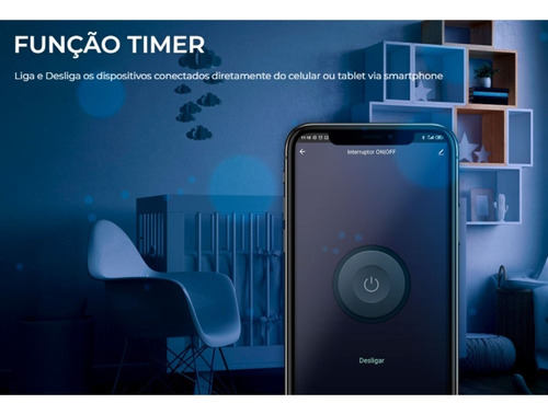 Interruptor Wifi Inteligente Automação Alexa Intelbras