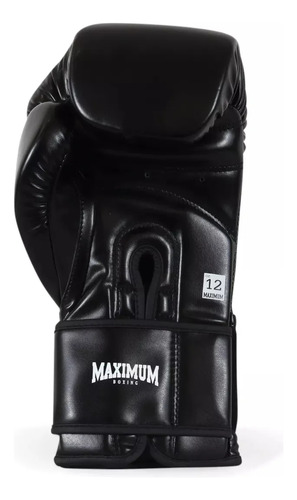 Luva De Boxe E Muay Thai Mxm Preta - Maximum Original