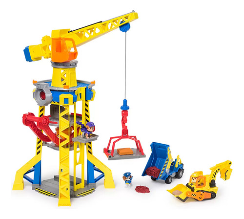 Paw Patrol Torre De Construcción De Rubble Grúa