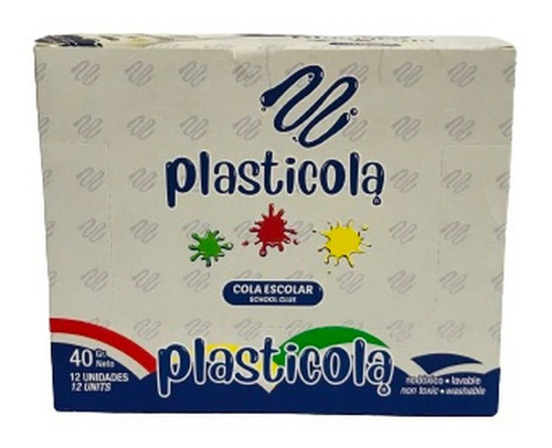 Plasticola Tradicional 40grs Pack X 12 Unid Cod Pt40 Ellobo