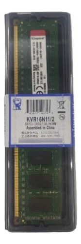 Memoria Ram De 2gb Ddr3 1333 Mhz Pc3-10600 Kingston Para Pc