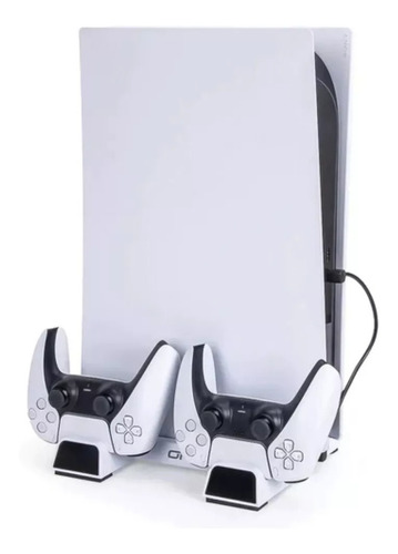 Base Ps5 Cooler Resfriamento Suporte Carregador 2 Controles