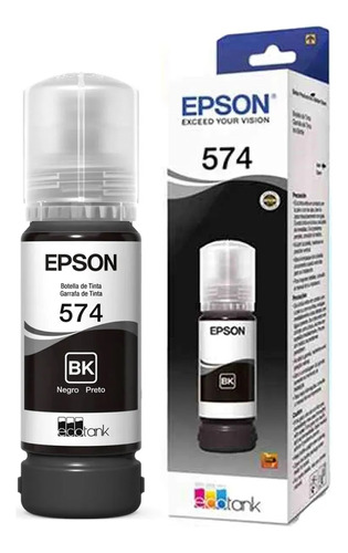 Garrafa Tinta Preto 70ml Epson L8050 L18050 T574120