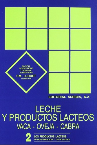 Luquet: Leche Y Productos Lácteos 2 - Vaca, Oveja Y Cabra