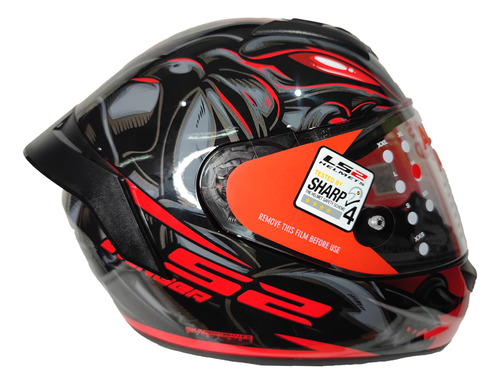 Casco Integral Para Moto Ls2 Rookie 352 Spoiler - City Motor