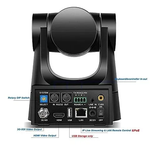 comprar 20xzoom 3g Sdi Hdmi Ptz Camara Transmision Vivo Ip Poe