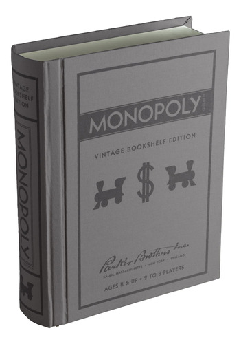 Juego De Mesa Ws Game Monopoly Coleccion Libro Vintage