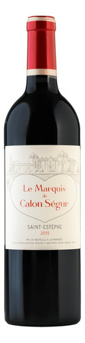 Vino Tinto Le Marquis De Calon Ségur 2éme Vin 2015
