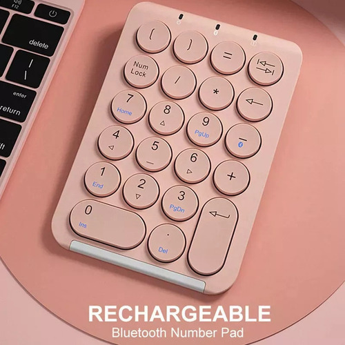 Teclado Numérico Inalámbrico Teclado Numérico Teclas Redonda