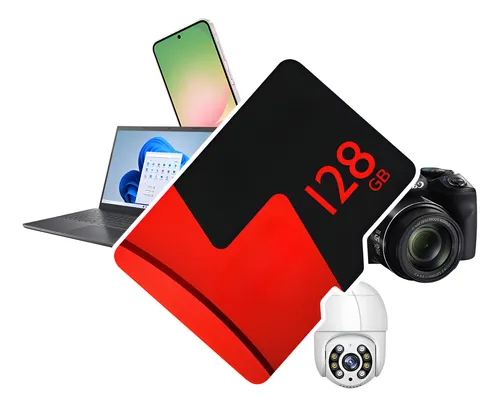 Cartão De Memória Para Câmeras Wi-fi Drones 128gb Micro Sd Classe 10 Ultra 100mb/s Cartão Sd Marca Pop Imports