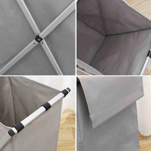 Imagen 2 de 4 de Cesto Ropa Sucia Cesta Ropa Canasto Ropa Sucia Plegable/b299