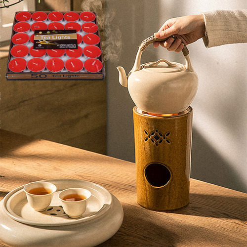 Velas De Té Flotantes Tipo Tabaco, 50 Unidades, Para Fiesta