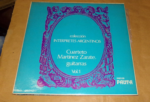Cuarteto Martinez Zarate Guitarras Vol 1 Lp Argentino Kktus