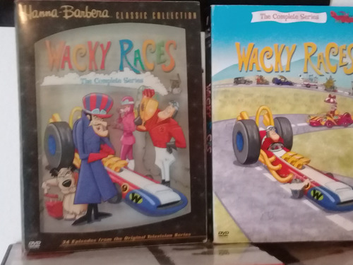 3 Dvd Usa Box Waky Races Los Autos Locos La Serie Completa
